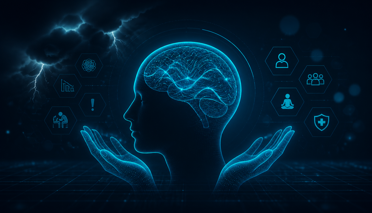 Capa do curso Riscos Psicossociais